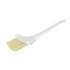 Winco WBRP-30H 3" Wide Boar Bristle Pastry Brush w/ Concave Head & Hook, Plastic Handle 1 image