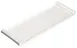 Winco WDP017-116 Paredes 14" x 4-1/2" White Rectangular Porcelain Platter Narrow Rim - 24/Case 1 image