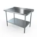 NBR Equipment TG-7230R Economy Work Table, 72"W X 30"D X 37-1/4"H Overall Size 1 image