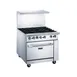 Dukers Appliance Co DCR36-6B 36" Gas Restaurant Range w/ (6) Open Burners, (1) Standard Oven, 233.000 BTU 2 image