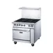 Dukers Appliance Co DCR36-6B 36" Gas Restaurant Range w/ (6) Open Burners, (1) Standard Oven, 233.000 BTU 3 image