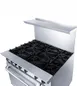 Dukers Appliance Co DCR36-6B 36" Gas Restaurant Range w/ (6) Open Burners, (1) Standard Oven, 233.000 BTU 4 image