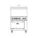 Dukers Appliance Co DCR36-6B 36" Gas Restaurant Range w/ (6) Open Burners, (1) Standard Oven, 233.000 BTU 5 image