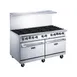 Dukers Appliance Co DCR60-10B 60" Gas Restaurant Range, 10 Burners, 2 Standard Ovens, 400.000 BTU 2 image