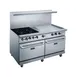 Dukers Appliance Co DCR60-4B36GM 60" Gas Restaurant Range, 4 Burners, 36" Griddle, 286.000 BTU  2 image