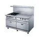 Dukers Appliance Co DCR60-4B36GM 60" Gas Restaurant Range, 4 Burners, 36" Griddle, 286.000 BTU  3 image