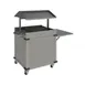 Cadco CBC-GG-B2 MobileServ® Standard Grab & Go Merchandising Cart, (2) Pan Holders 3 image