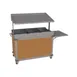 Cadco CBC-GG-B3 MobileServ® Standard Grab & Go Merchandising Cart, (3) Pan Holders 4 image