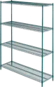 ATS GS1460-4 Wire Shelving Kit w/ (4) 14"D X 60"W Shelves 1 image