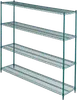 ATS GS1872-4 Heavy Duty Wire Shelving Kit w/ (4) 72"W x 18"D Shelves 1 image