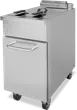 Pegasus FR-50E 15" Floor Model Electric Full Pot Fryer, 50 lbs by Galaxy Group 1 image