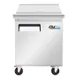 Coldline SMP27-T 27" 1-Door Mega Top Sandwich Prep Table, 9 Pans, Stainless Steel 1 image