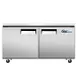 Coldline UC-60RT 60" 2 Solid Door Worktop Refrigerator, Self-Contained, 16 cu. ft. 1 image