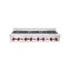 American Range ARSHP-48-8 48" Countertop Gas Hotplates w/ (8) Burners, 30" Depth, 256.000 BTU 1 image