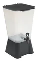 Hubert 52858 Beverage Dispenser, 5‑Gallon, 11"W x 13"D x 22"H, Aluminum, Single, PP, Plastic Base 1 image
