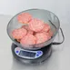 Globe GPS5-16 Portion Control Scale – 5 lb/2200 g, 4" Stainless Steel Round Platter, Zero Tare, Case of 16 4 image