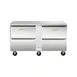 Traulsen UHT72-DD 72" 4-Drawer Undercounter Refrigerator, Stainless Steel, Front Breathing, 20.5 cu. ft. 1 image