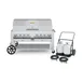 Crown Verity CV-MCC-60-1RDP 60" Mobile Outdoor Grill w/ Roll Dome Pkg and Tank Cart, 129.000 BTU 1 image