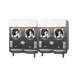 Frosty Factory 215R 2/1 Cylinder Type Frozen Drink Machine,Remote w/(2) 12qt. Hopper (2 Disp/1 Cond) 1 image