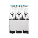 Icetro SSM-420 Bowl Type Non-Carbonated Frozen Drink Machine w/3.2 gal - 1350W/115V - Triple 2 image