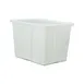New Age 0814 White 14 Bushel Polyethylene Tub - Fits Dolly 51619 1 image