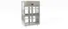 Delfield DSLHPT2-GH 2-Section Heated Holding Cabinet, 8 "Glass Doors", 46.5cuft, Stainless Steel 1 image