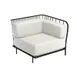 emuamericas E1082WC Cannolè Lounge Right Corner Module, Modular Outdoor/Indoor Seating, Steel Wire Back, e-coat Powder Coated 1 image