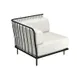 emuamericas E1083 Cannolè Lounge Left Corner Module, Modular Outdoor/Indoor Seating, Steel Wire Back, Steel Seat, PVC Footcaps 1 image