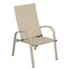 emuamericas E1311 Holly Stacking Reclining Lounge Armchair, Outdoor/Indoor, Textilene Mesh Back, Aluminum Frame 1 image