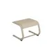 emuamericas E1313 Holly Footstool, Outdoor/Indoor, Textilene Seat, Aluminum Frame, Powder Coated 1 image