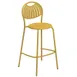 emuamericas E442 Coupole Stacking Barstool, Outdoor/Indoor, Steel Frame, Metal Slat Back, Armless Design 1 image