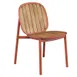 emuamericas E6040 Twins Stacking Side Chair, Outdoor/Indoor, FSC Natural Teak Slats, Aluminum Frame 1 image
