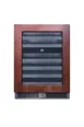 Summit CL244WC2PNR Dual‑Zone Undercounter Wine Cooler 24" Wide 48‑Bottle Black Reversible LED Light 1 image