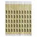 Winco WB-VIP Bar Maid Wristbands, 3/4"W x 9.5"L Tyvek No‑Tear, Gold/Black VIP, Numbered - 500/Pack 1 image