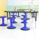 Flash Furniture AY-9001S-BL-GG Carter Stool 250 lb 14-18" Height Blue Polypro Rubber Seat NonSlip 360° Swivel 1 image