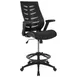 Flash Furniture BL-ZP-809D-BK-GG Kale Executive Office Chair, 44.5-52.25in Height, 250lb Capacity, Mesh Back, Padded Arms 1 image