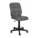 Flash Furniture GO-1691-1-GY-GG Clayton Swivel Task Chair, 34-38.75in Height, 250lb Capacity, Vinyl Upholstery, Gray 1 image