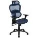 Flash Furniture H-LC-1388F-1K-BL-GG LO Office Chair, 18.5-22.5in adjustable height, 250 lb, mesh back & seat, blue 1 image