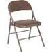 Flash Furniture HA-F003D-BGE-GG Hercules Series Folding Chair, 500 lb, Vinyl Upholstered, Beige, Powder Coated Steel Frame 1 image