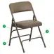 Flash Furniture HA-MC309AV-BGE-GG Hercules Series 300 lb. Beige Vinyl Folding Chair 1 image