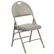 Flash Furniture HA-MC705AV-3-GY-GG Hercules Series Extra Large Folding Chair, 300 lb, Gray Powder Coat, Vinyl Upholstered 1 image