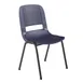 Flash Furniture RUT-16-PDR-NAVY-GG Hercules Series Navy Stacking Chair, 661 lb, Ergonomic Plastic Seat & Back 1 image