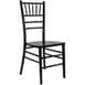 Flash Furniture WDCHI-B Advantage Chiavari Chair, Wood, Black, Ladder Back, Steamer Type 1 image