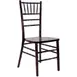 Flash Furniture WDCHI-M Advantage Chiavari Chair, Wood, Mahogany Finish, Ladder Back, Steamer Type 1 image