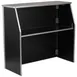Flash Furniture XA-BAR-48-BK-GG Portable Bar, 47-3/4"W X 19-1/2"D X 42-3/4"H 1 image