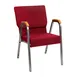 Flash Furniture XU-DG-60156-BUR-GG Hercules Series 21"W Stackable Arm Chair, Fabric Upholstery, Burgundy 1 image