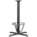 Flash Furniture XU-T3030-BAR-3CFR-GG 30x30 Bar Height Cast Iron Table Base, Black Powder Coat 1 image