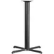 Flash Furniture XU-T3333-BAR-GG 33x33 Bar Height Cast Iron Table Base, Powder Coated Black Finish 1 image