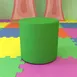 Flash Furniture ZB-FT-045R-18-GREEN-GG Nicholas Soft Seating Ottoman, 18" Seat Height, Green 1 image