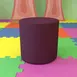 Flash Furniture ZB-FT-045R-18-PURPLE-GG Nicholas Soft Seating Ottoman, 18" Seat Height, Purple 1 image